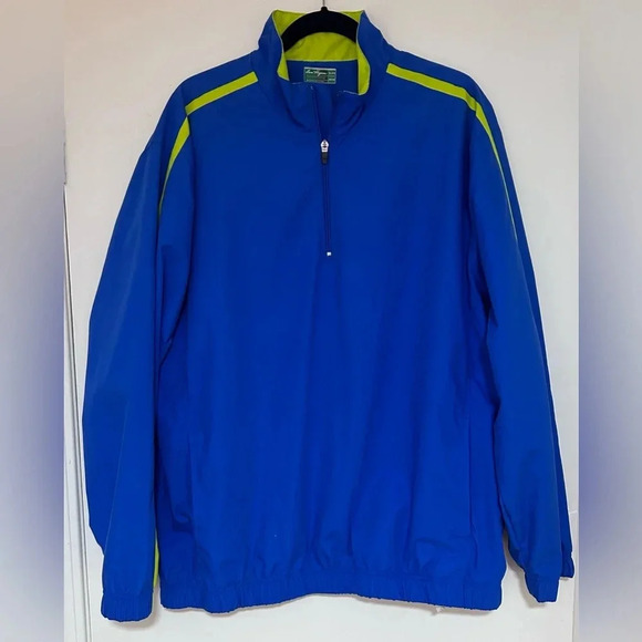 Ben Hogan Performance Golf jacket Men's Size Blue Windbreaker 1/4 Zip Size XL - Picture 1 of 8
